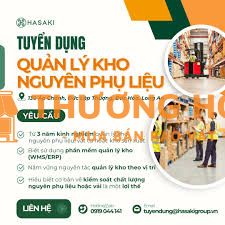 QUẢN LÝ KHO NGUYÊN PHỤ LIỆU (LONG AN)