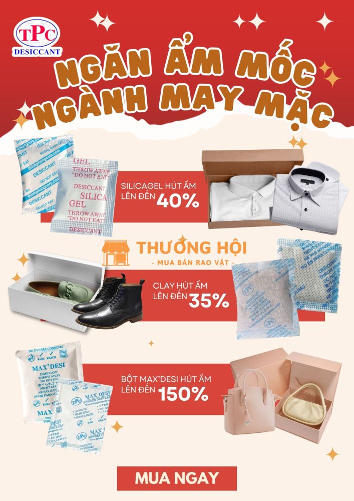 Gói hút ẩm quần áo có cần thiết khi xuất khẩu hàng may mặc?