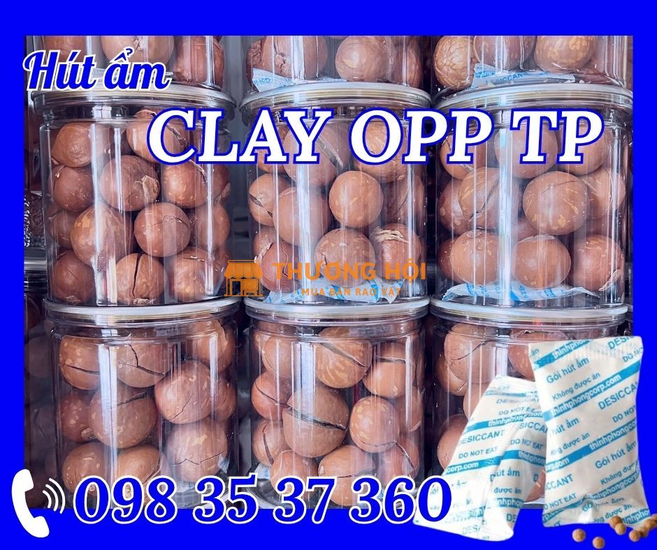 Gói hút ẩm Clay – Giữ đồ ăn vặt luôn giòn ngon, không lo ẩm mốc
