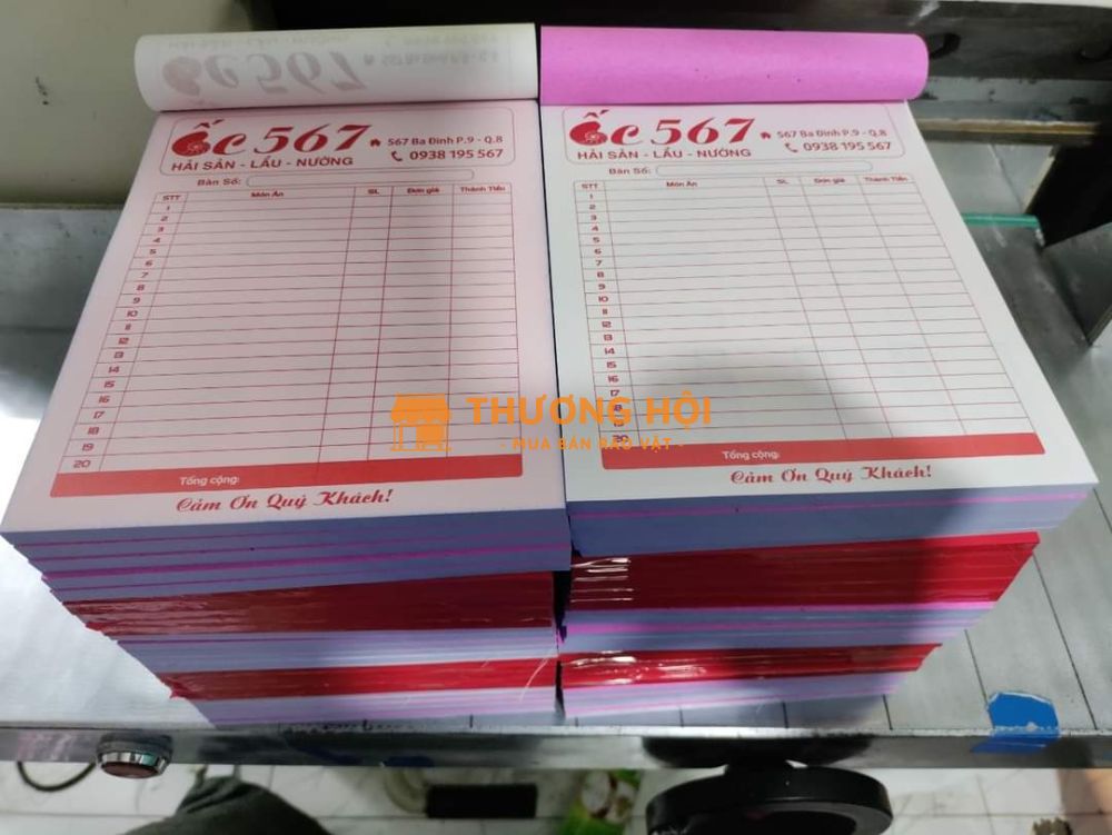 In hóa đơn bán hàng tại Phan Thiết