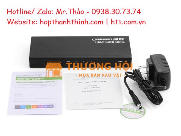 BỘ CHIA HDMI 1 RA 4 UGREEN 40202 – GIẢI PHÁP TRÌNH CHIẾU ĐA MÀN HÌNH
