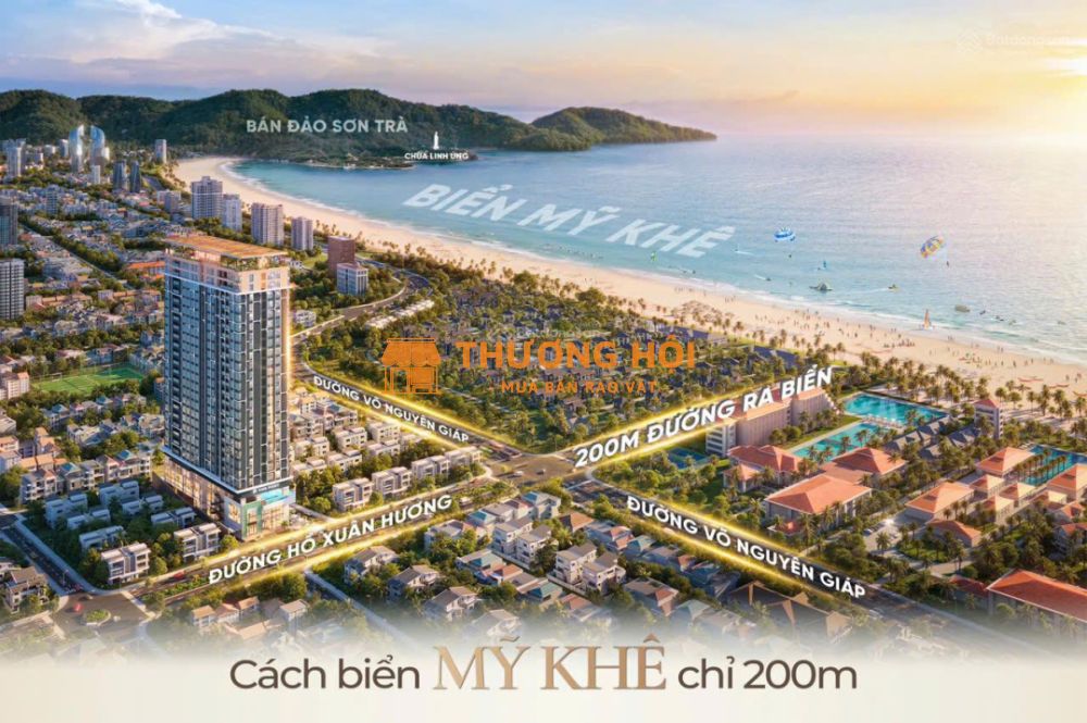 Căn hộ sở hữu lâu dài,view trực diện biển Mỹ Khê giá chạm đáy hiếm có tại Đà Nẵng, mua là lời ngay