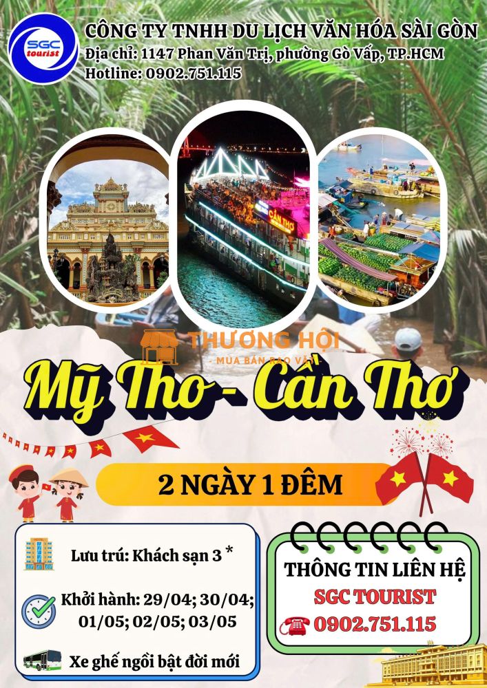 HÀNH TRÌNH MIỀN TÂY (2N1Đ)