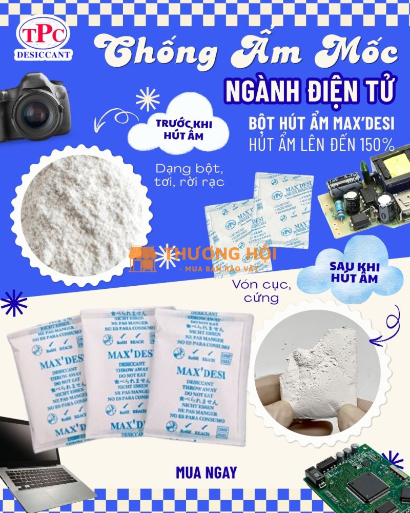 Gói hút ẩm điện tử có giúp ngăn chập mạch do độ ẩm?