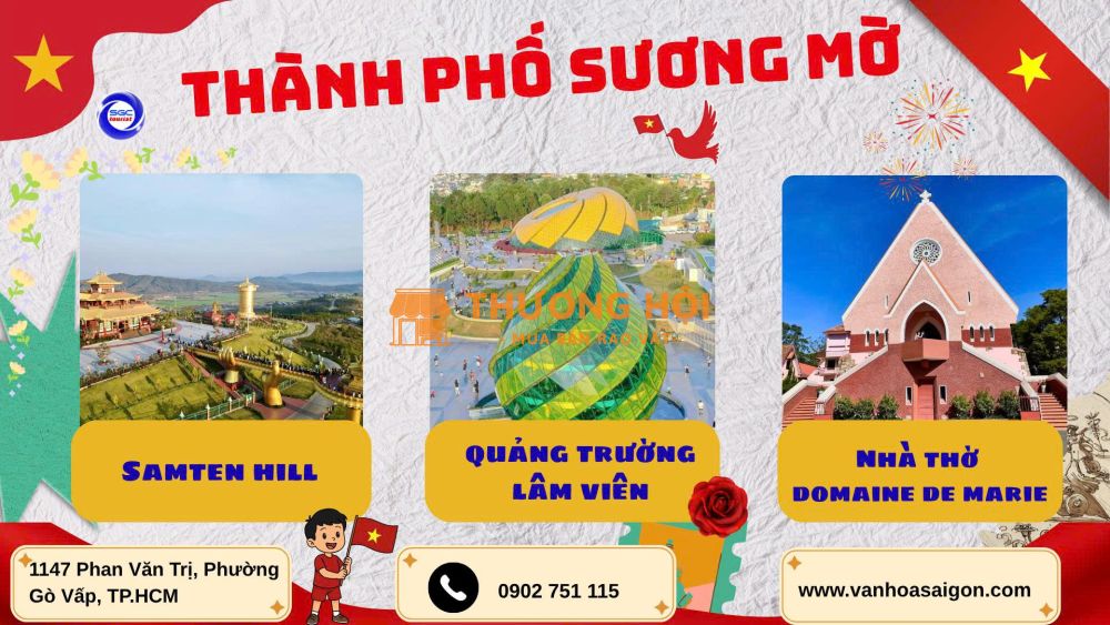 ĐÀ LẠT – VƯƠNG QUỐC NGÀN HOA (3N3Đ)