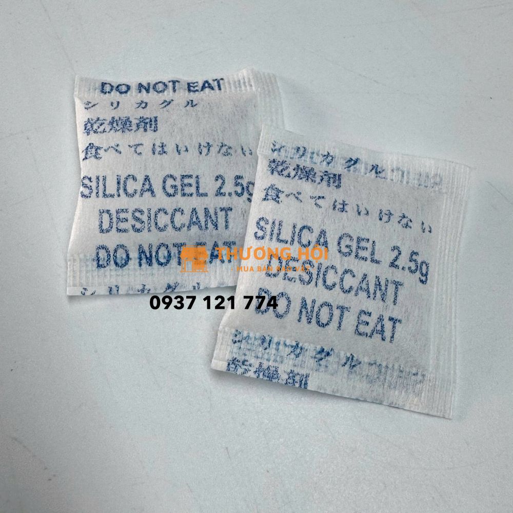 GÓI HÚT ẨM SILICAGEL 2.5G VẢI NHẬP TIẾNG NHẬT