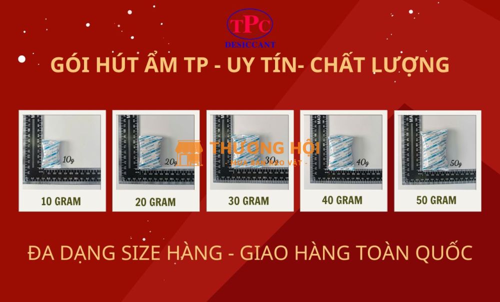 Gói hút ẩm Clay OPP Thịnh Phong – Bí quyết giữ đồ ăn vặt luôn giòn ngon