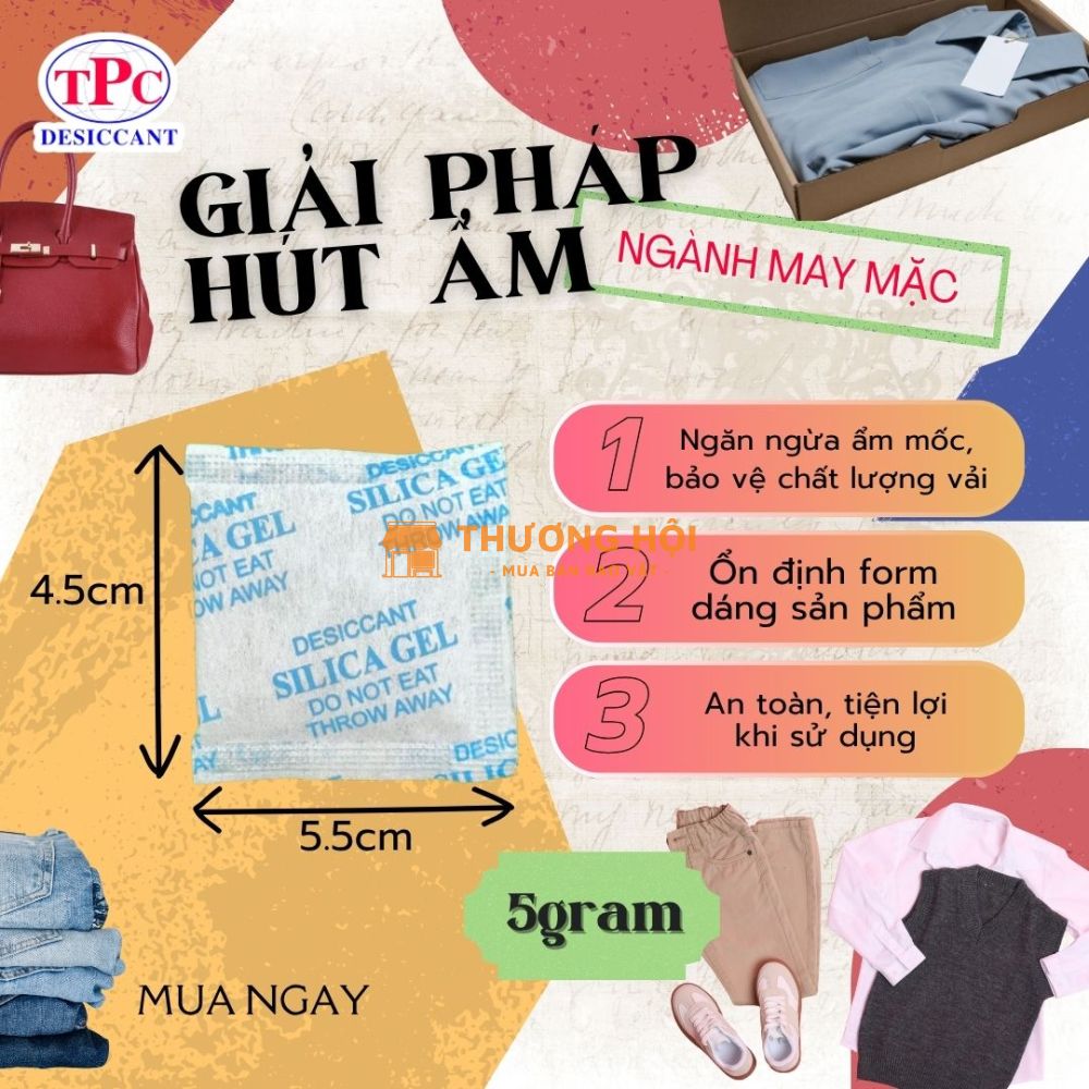 Gói hút ẩm có "cứu" quần áo khỏi ẩm mốc khi đi xa?