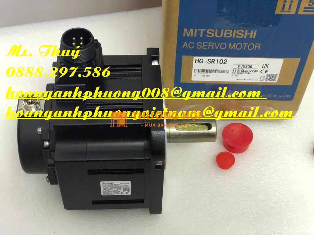 Servo Motor Mitsubishi HG-SR102- Chuyên thiết bị giá tốt