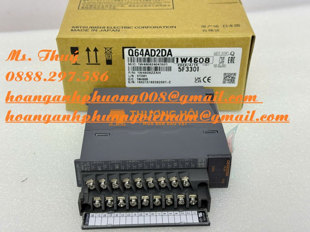 Module dòng Q Series Q64AD2DA - Hàng chuẩn Mitsubishi