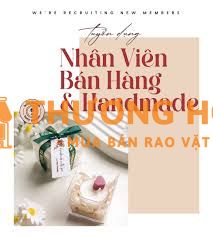 Tuyển nhân viên thiết kế và bán hàng trang sức phụ kiện handmade