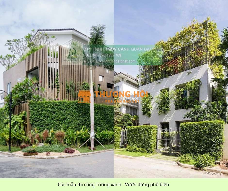 THI CÔNG TƯỜNG XANH – HỆ THỐNG TƯỚI TỰ ĐỘNG NHÀ HÀNG - QUÁN CAFE