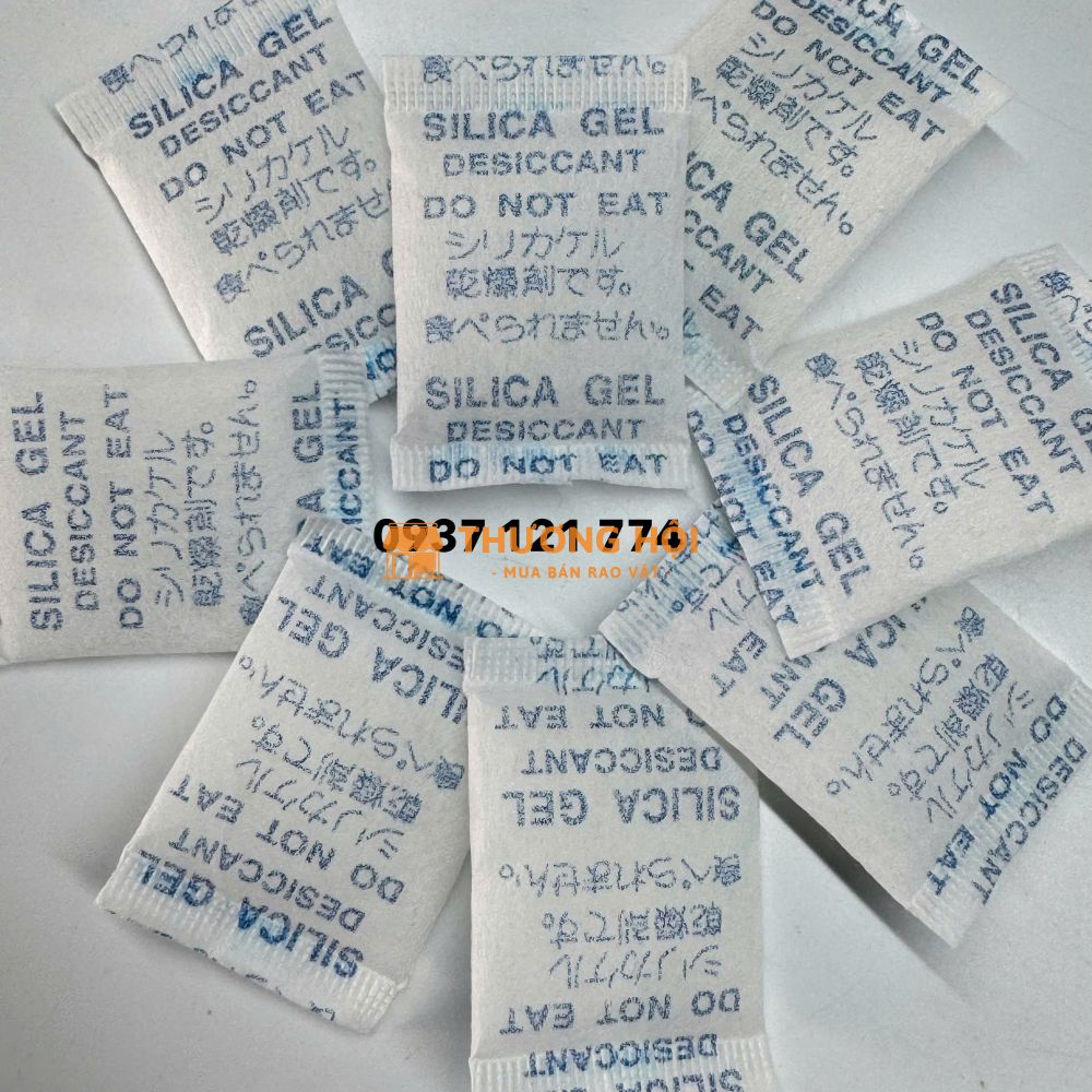 GÓI HÚT ẨM SILICAGEL 5GR – HÚT ẨM BAO BÌ HIỆU QUẢ