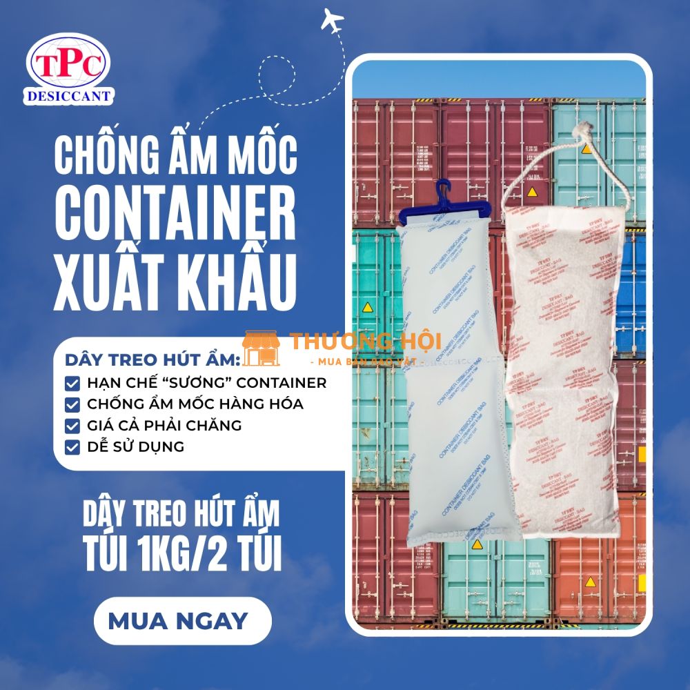Dây treo hút ẩm container có thật sự cần thiết khi xuất khẩu?