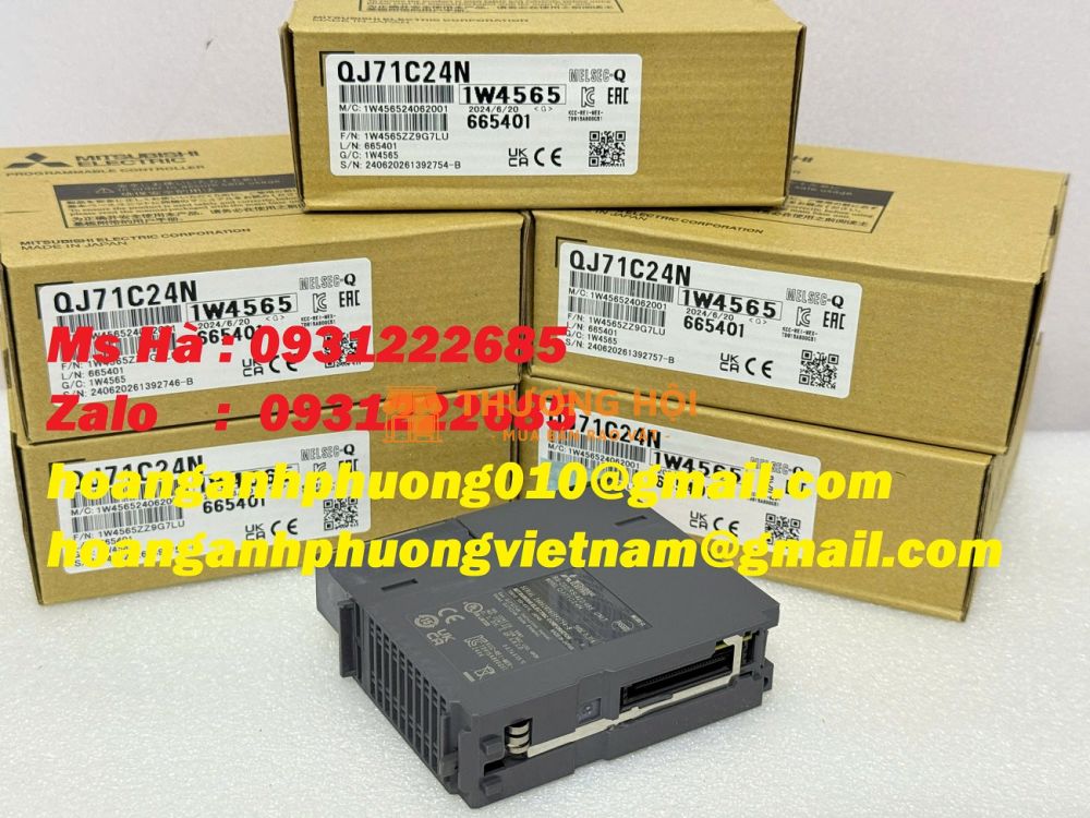 Mitsubishi QJ71C24N - dòng Q series nhập mới - mô đun giao tiếp