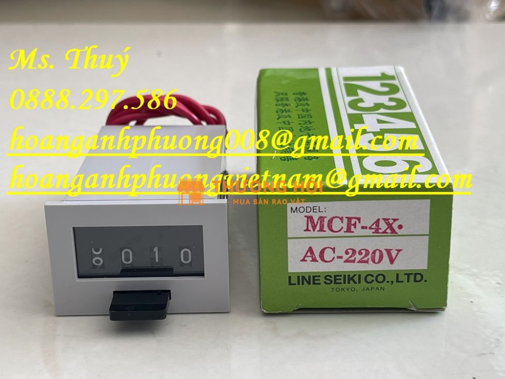 Counter 4 số MCF-4X của Line Seiki - Hàng Nhật Bản giá tốt