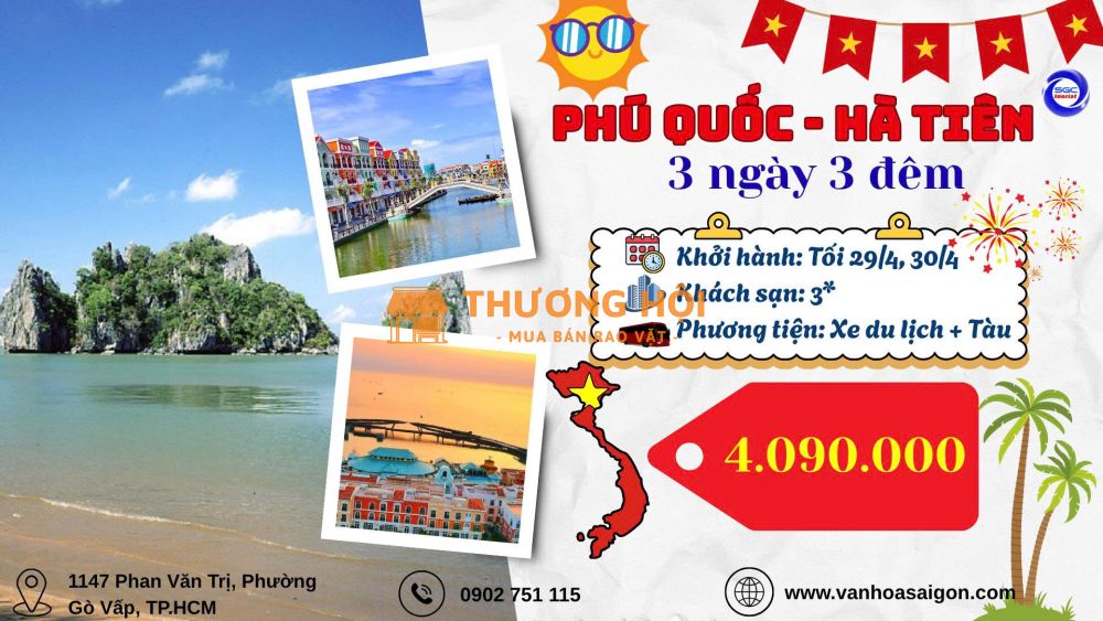 HÀ TIÊN - PHÚ QUỐC - CÂU CÁ 3N3D LỄ 30.4
