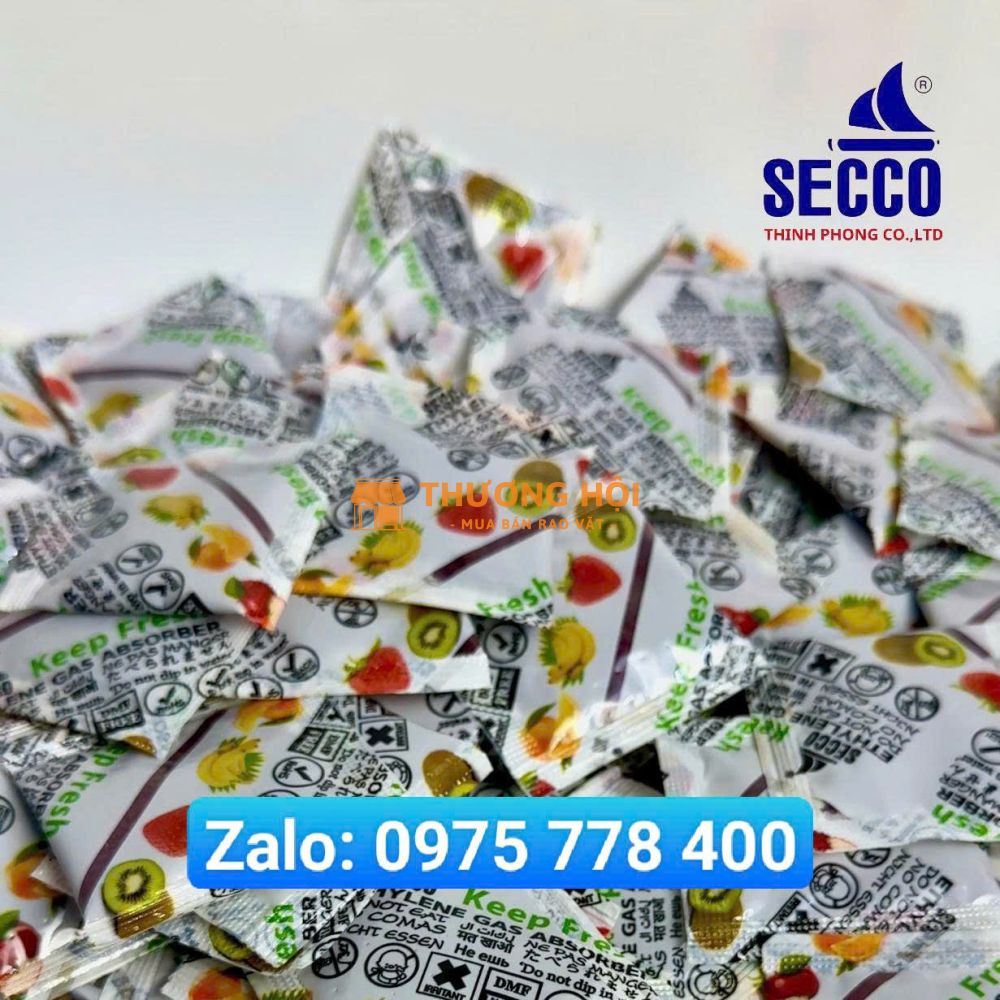 Gói Hút Ethylene Cho Trái Cây – Chống Chín Nhanh, Kéo Dài Thời Gian Bảo Quản