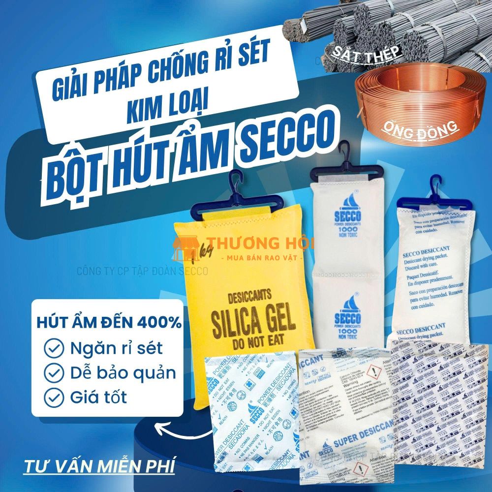 Bột Hút Ẩm Cho Kim Loại – Chống Rỉ Sét Sắt Thép, Ống Đồng Hiệu Quả
