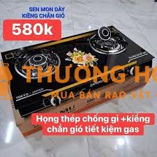 Bếp gas đôi kính họng thép chống gỉ tiết kiệm gas