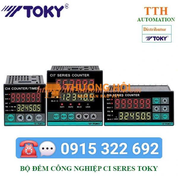 Bộ đếm công nghiệp CI4 / CI7 / CI8 TOKY