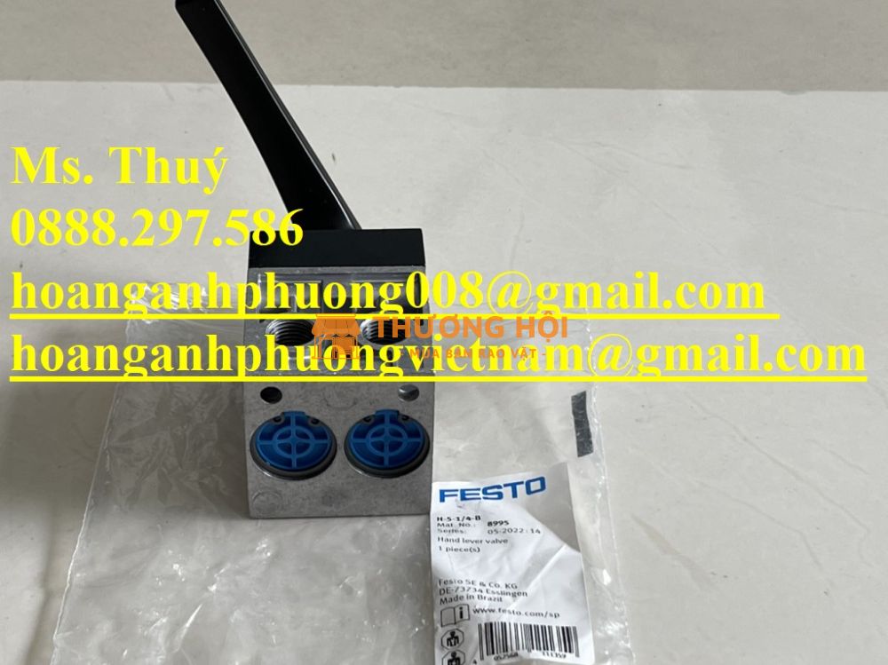 Van gạt tay Festo H-5-1/4-B - Hàng mới, giá ưu đãi