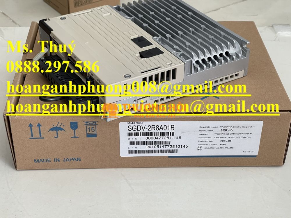SGDV-2R8A01B - Bộ điều khiển Yaskawa hiệu suất cao - Bình Dương