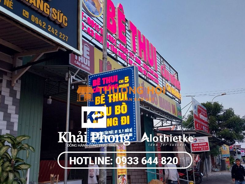 Thi công quảng cáo bảng hiệu tại Phan Thiết Lâm Đồng