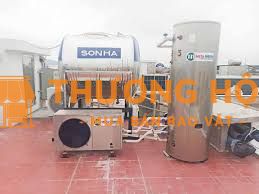 Nước nóng trung tâm heatpum giá tốt chính hãng
