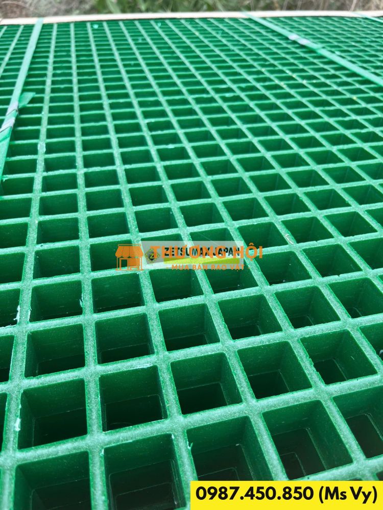 TẤM SÀN LƯỚI SỢI THỦY TINH COMPOSITE CAO 30MM