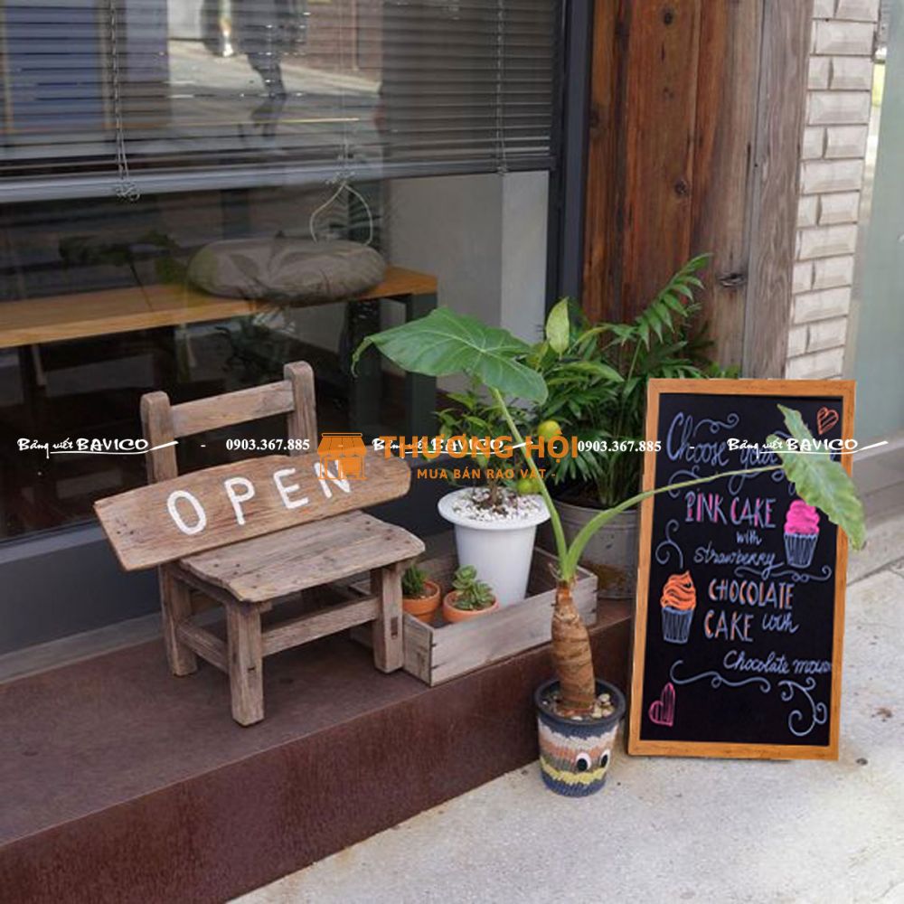 BẢNG MENU KHUNG GỖ TREO TƯỜNG TẠI TP.HCM