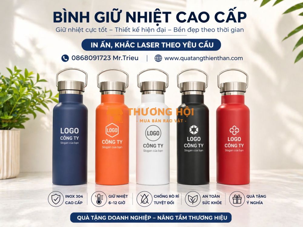 BÌNH GIỮ NHIỆT CAO CẤP – IN LOGO THEO YÊU CẦU
