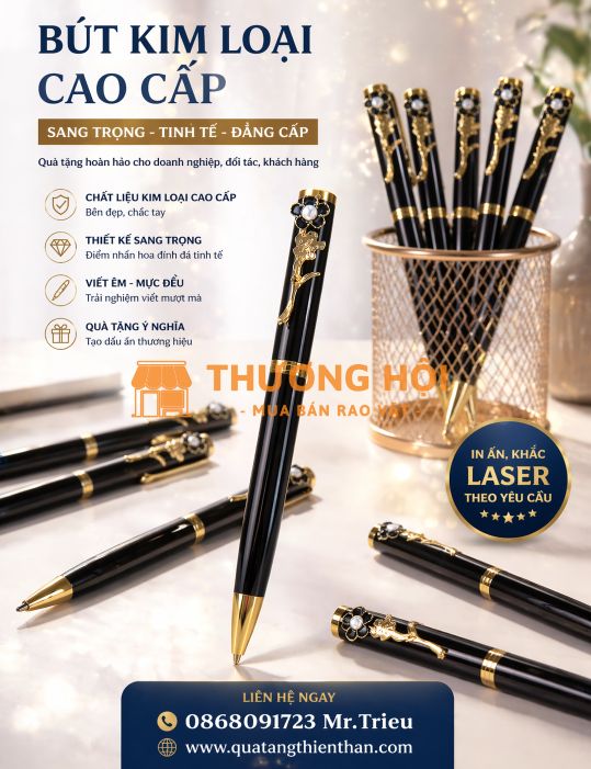 Bút Kim Loại Cao Cấp Sang Trọng