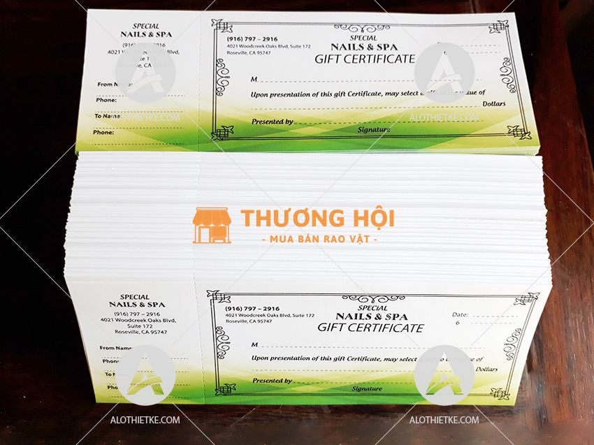 In voucher tại Phan Thiết