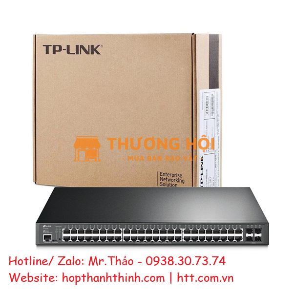 Thiết Bị Chuyển Mạch Quản Lý TP-Link JetStream 52-Port Gigabit L2+ Managed Switch TL-SG3452P