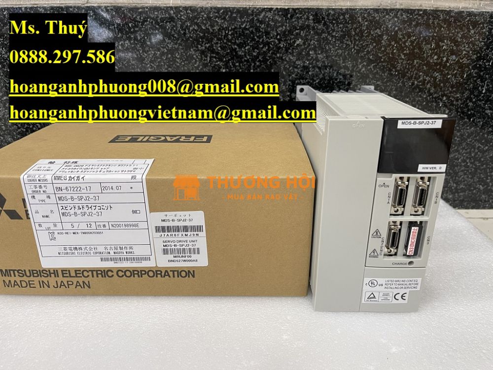 Bộ điều khiển Mitsubishi MDS-B-SPJ2-37 - Hàng chuẩn Japan