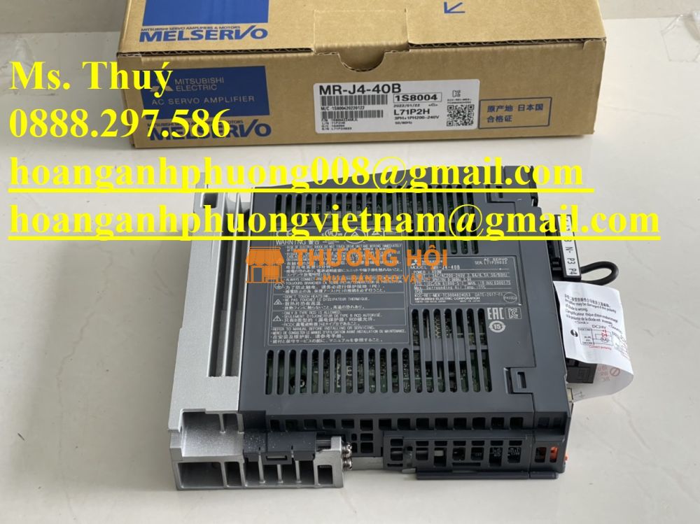 MR-J4-40B - Bộ điều khiển Mitsubishi tại Bình Dương - Giao ngay