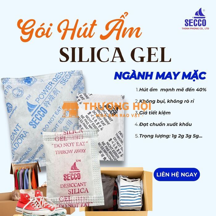 Cách Chọn Túi Hút Ẩm Cho Ngành May Mặc Và Hàng Thời Trang Xuất Khẩu