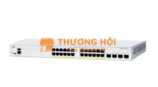 Thiết Bị Chuyển Mạch Switch Cisco Catalyst 1200 24-Port GE PoE C1200-24P-4G