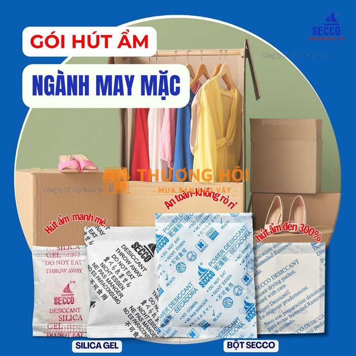 Gói Hút Ẩm Secco – Giải Pháp Được Nhiều Doanh Nghiệp May Mặc Lựa Chọn