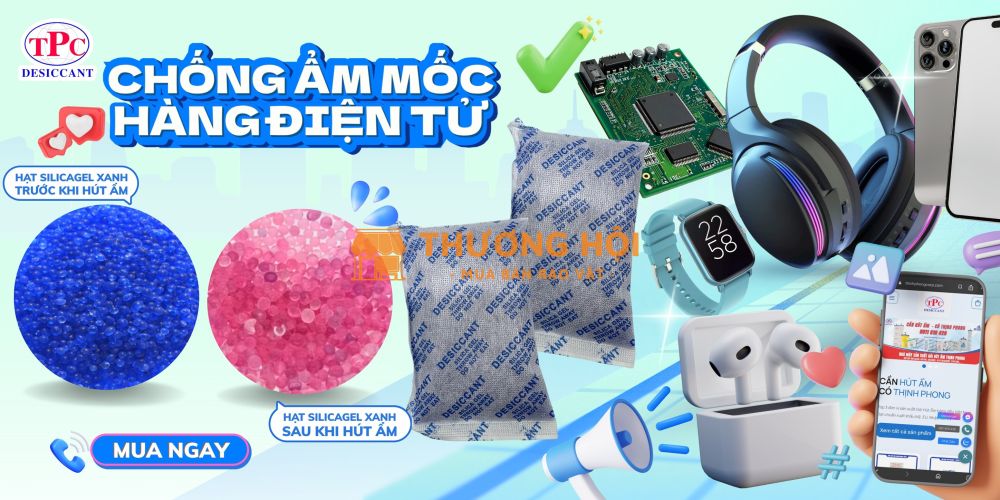 Gói hút ẩm Silicagel 20gram vải nhập mịn cho máy ảnh DSLR và Mirrorless