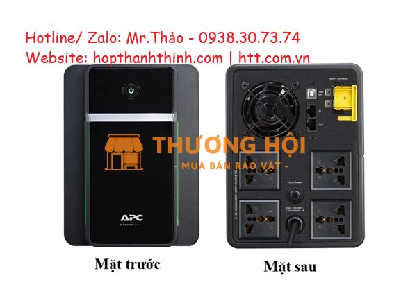 Bộ Lưu Điện Cao Cấp APC Back-UPS BX1600MI-MS (1600VA | 900W | AVR | Universal Sockets)