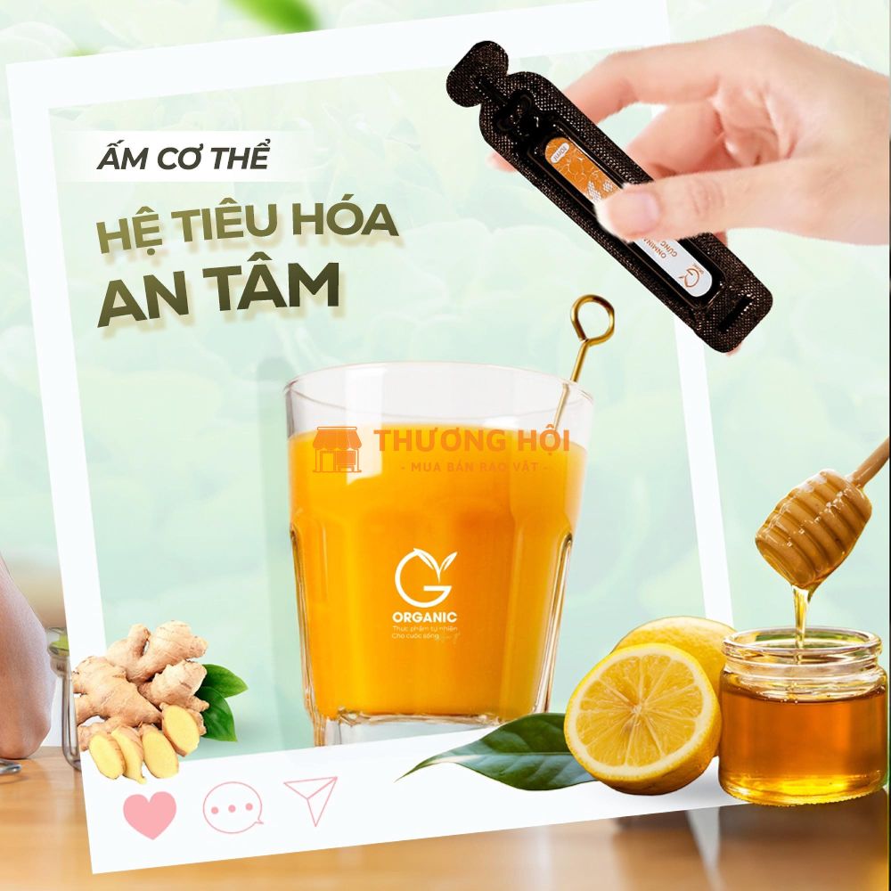 Gừng Nano G.Organic – giải pháp ấm bụng, nhẹ êm cho hệ tiêu hoá