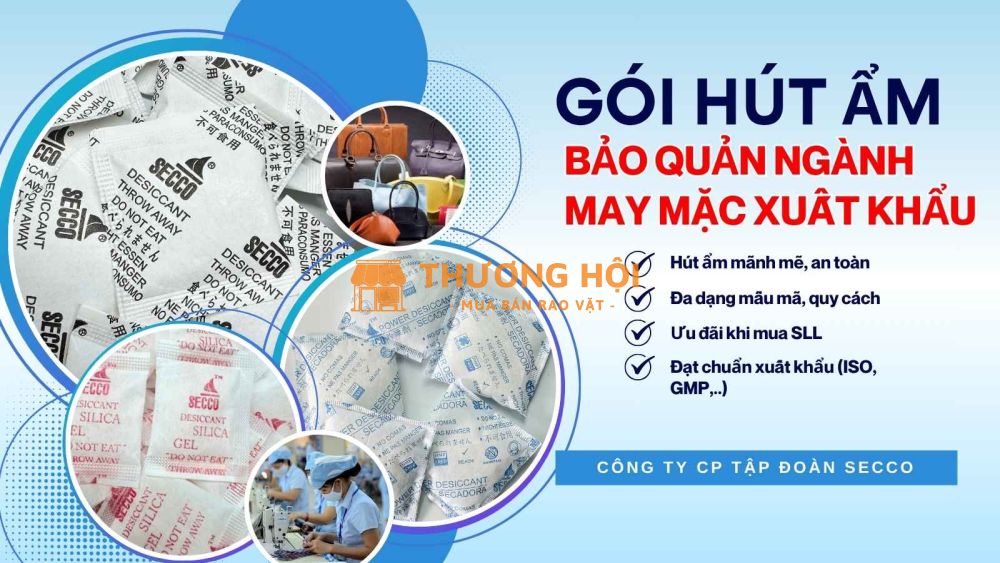 Gói hút ẩm cho hàng may mặc loại nào tốt?