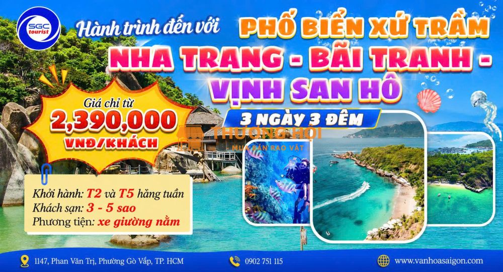 NHA TRANG - BÃI TRANH 3N3Đ SGC 2026