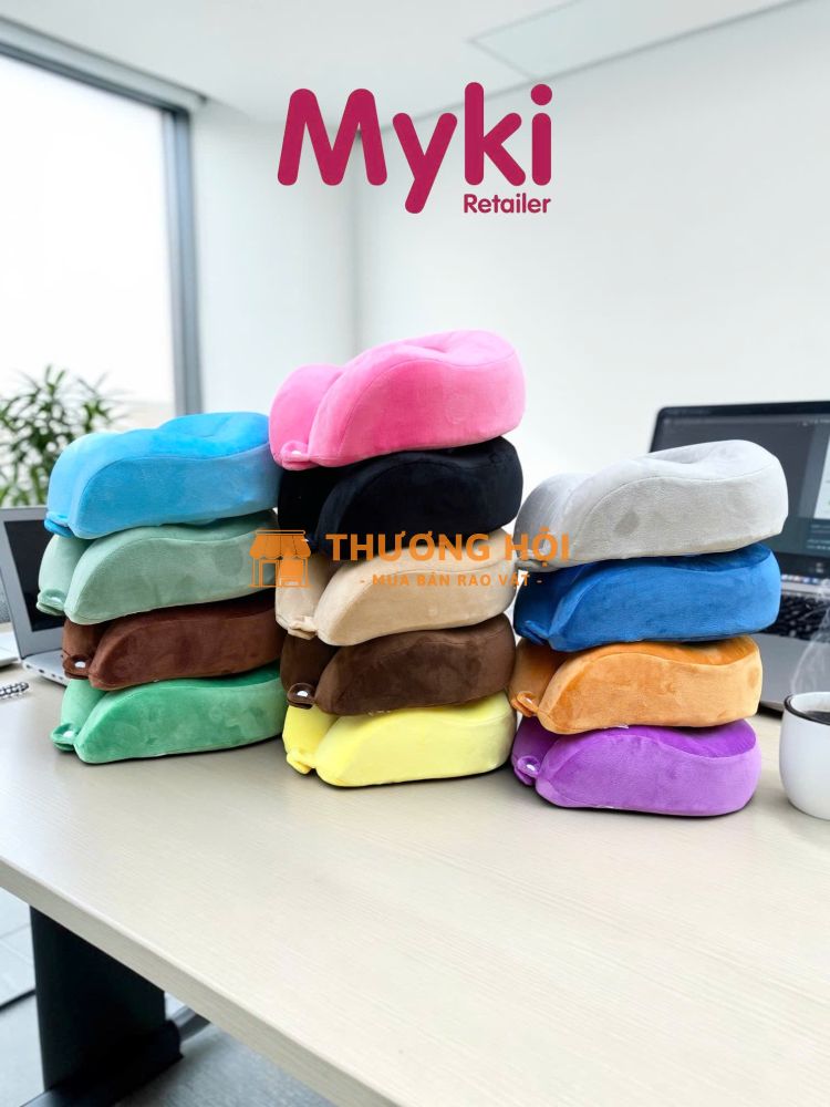 gối kê cổ chữ u cao su non du lịch thiết kế công thái học
