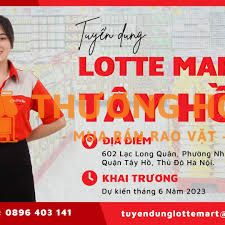 LOTTE MART TÂY HỒ - TUYỂN DỤNG NHÂN VIÊN SIÊU THỊ