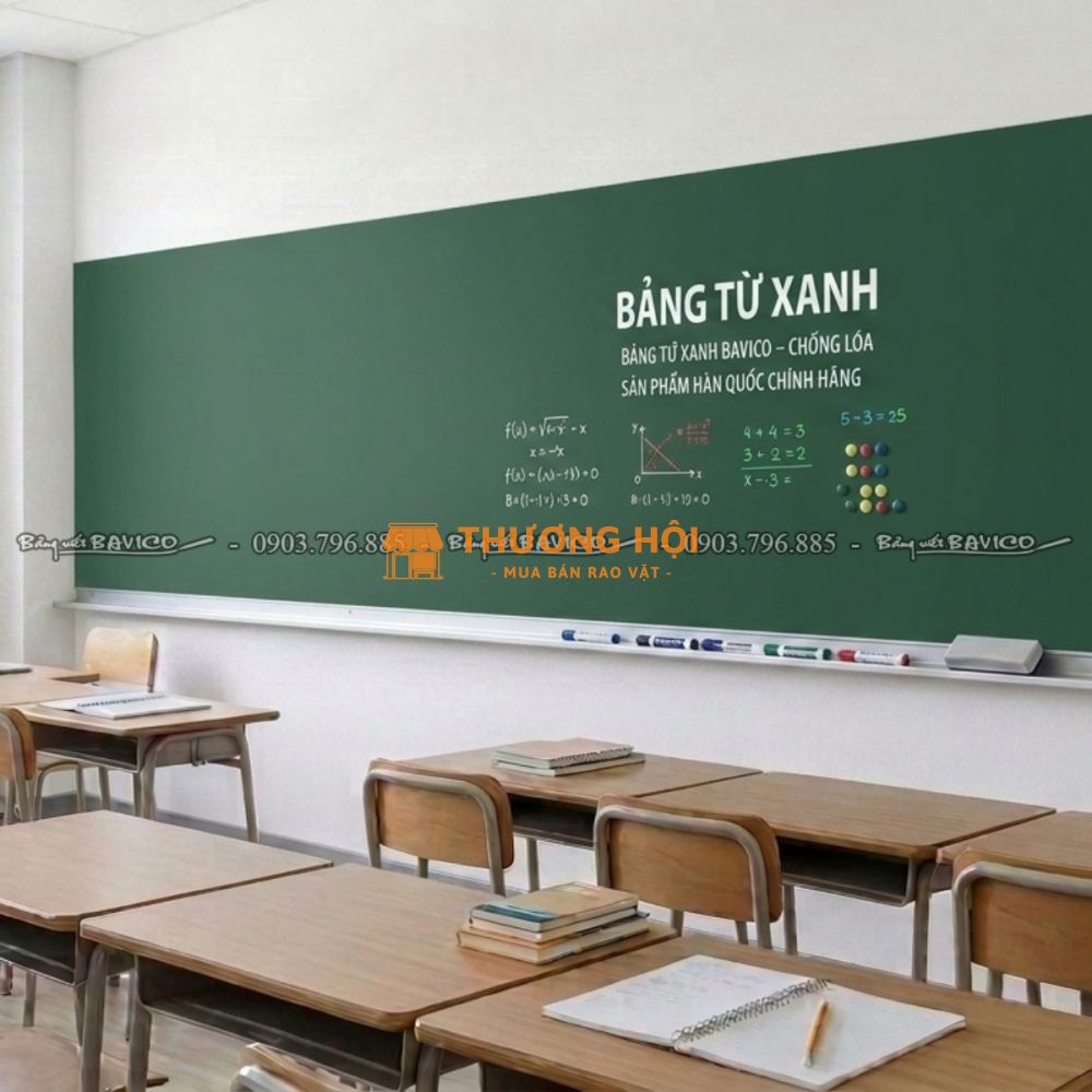 Bảng xanh dán tường từ Hàn Quốc - Sáng tạo mùa hè