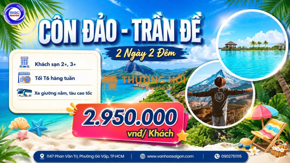 CÔN ĐẢO - TRẦN ĐỀ: THIÊN ĐƯỜNG TRONG TẦM TAY 2N2Đ