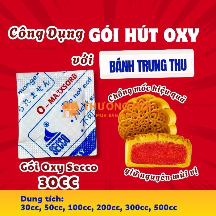 Gói hút Oxy có công dụng gì đối với bánh trung thu?